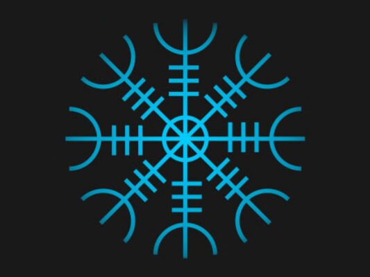 Шлем Ужаса (Агисхьяльм) - скандинавский символ