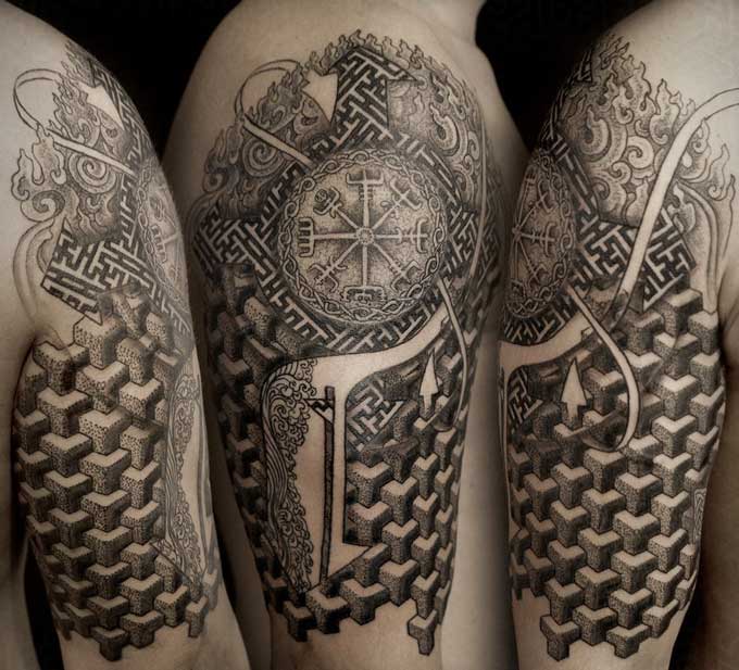 Древнерусские татуировки и их значение и славянские орнаменты и узоры для татуировок. Трафареты, эскизы для девушек, мужчин. Фото