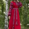 Платье "Этно" красное