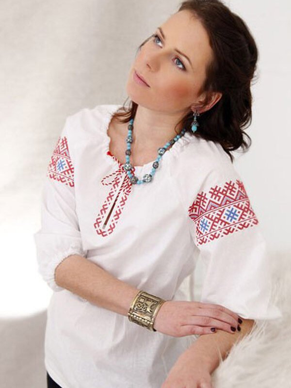 Рубаха женская "Хозяйка судьбы" славянские рубахи