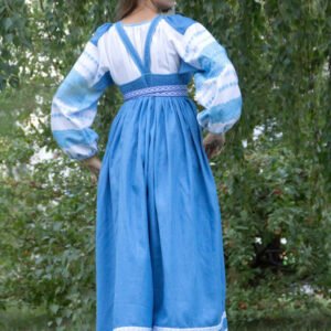 Русский народный костюм голубой