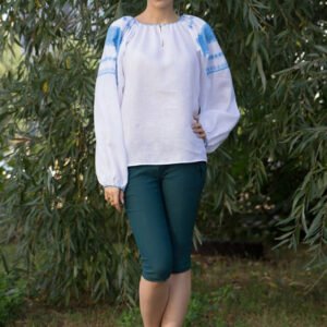 Русский народный костюм голубой