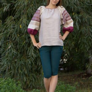 Русский народный костюм розовый