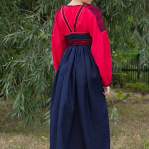 Русский народный костюм синий