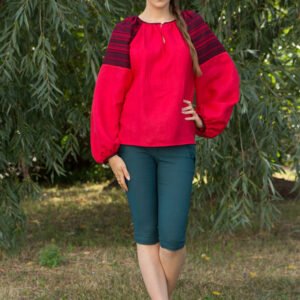 Русский народный костюм зелёный