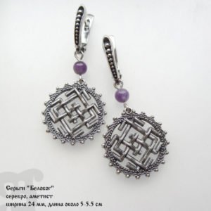 Серьги "Белобог"