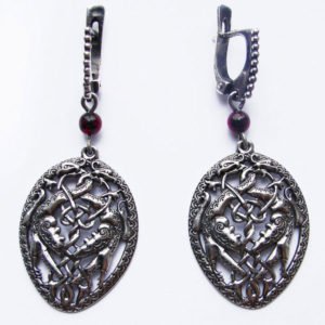 Серьги "Обережные птицы"