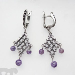 Серьги "Засеянное поле"