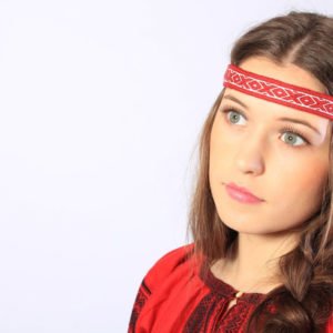 Очелье с простым узором