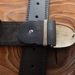 Ремень по мотивам скандинавской фибулы