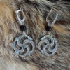 Серьги "Змеевики"