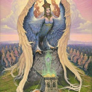 Холст "Гамаюн, птица вещая"