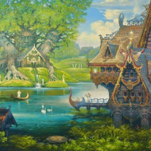 Холст "Святой источник"