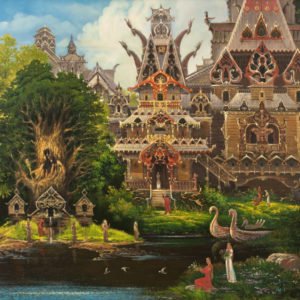 Холст "У родника"