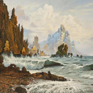 Холст "Берег Атлантиды"