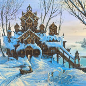 Холст "Посреди зимы"