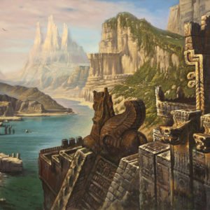 Холст "У трезубца"