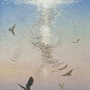 Холст "Между небом и землёй"