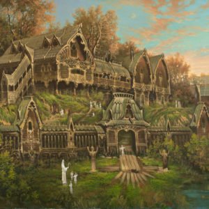 Холст "У лица"