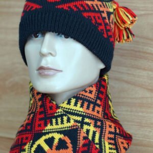 Комплект "Колядник" шапка + шарф