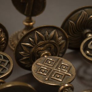 Подсвечник со славянскими символами