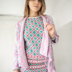 Кардиган лиловый